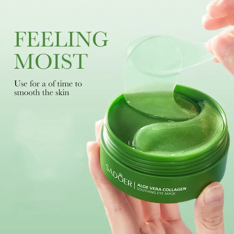 60 Pieces of Aloe Vera Collage - Collagen Under Eye Patches 评论和价格